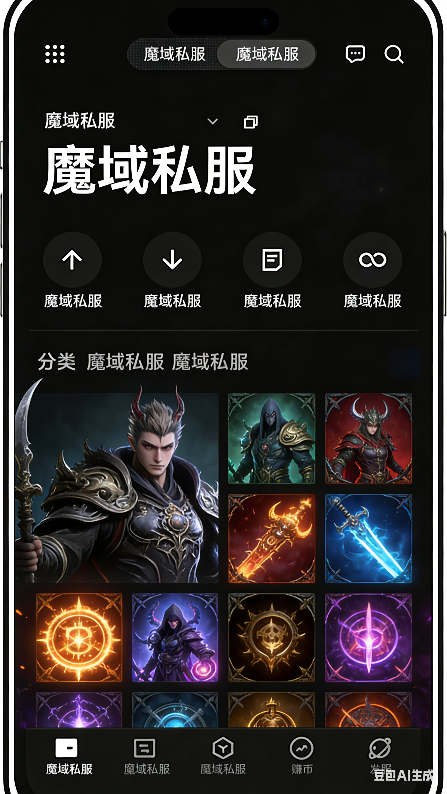 魔域私服技能加点面板