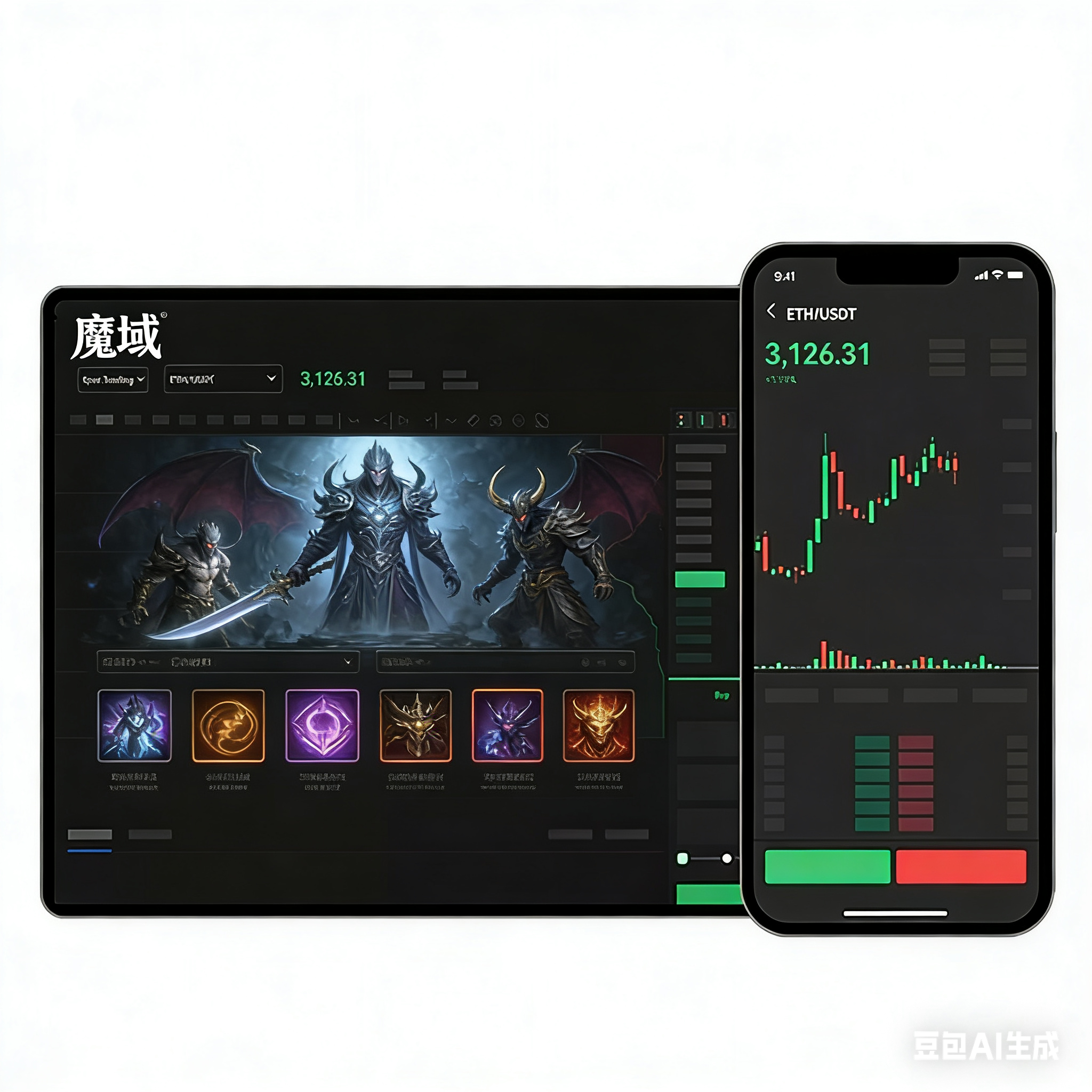 魔域私服技能释放战斗画面